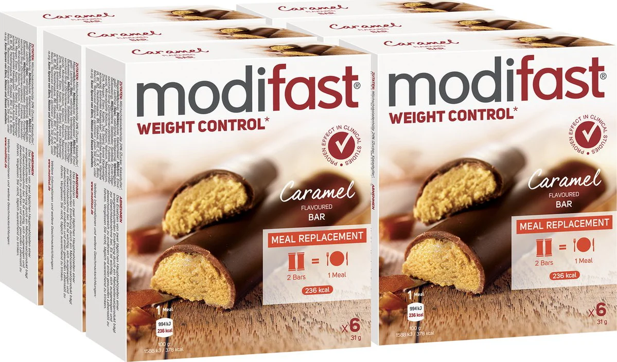 12x Modifast Repen Karamel 186 gr
