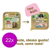 22x Stuzzy Hondenvoer Paté Lam & Rijst 150 gr