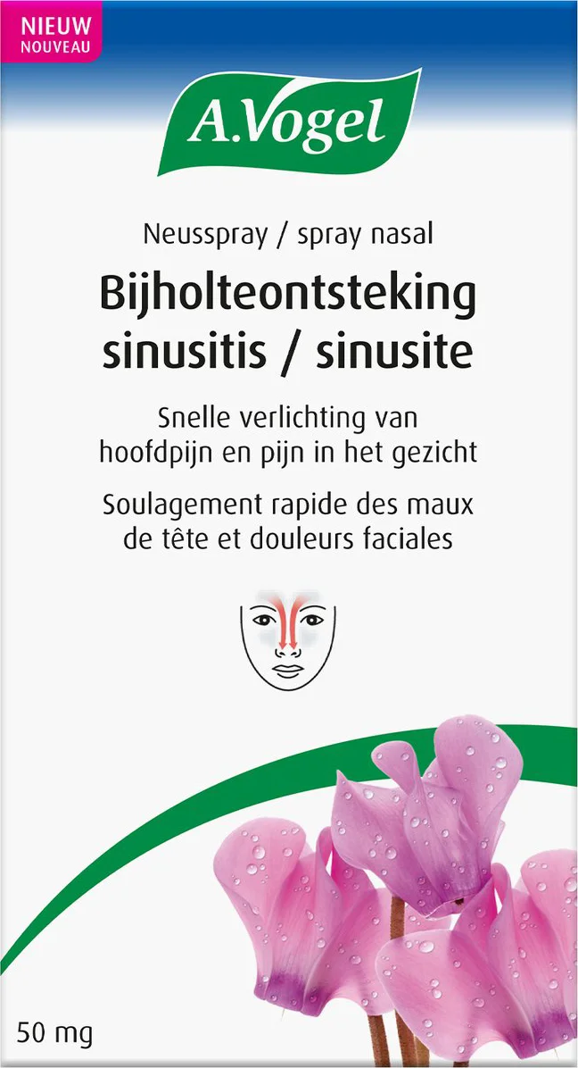 A.Vogel Neusspray Bijholteontsteking/Sinusitis 50MG