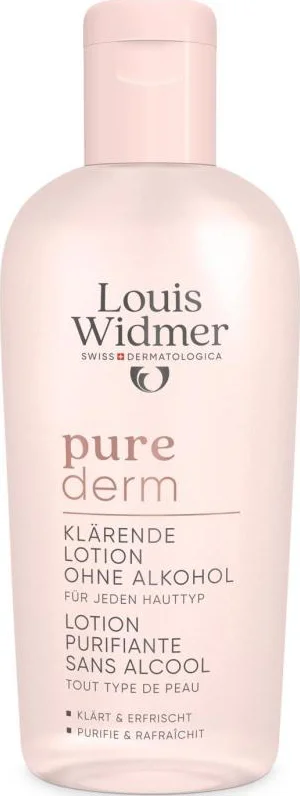 Louis Widmer Purederm Zuiverende Tonic Zonder Alcohol Licht Geparfumeerd 200 ML