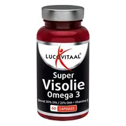 3x Lucovitaal Super Visolie Omega 3 60 capsules