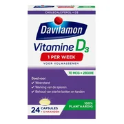 4x Davitamon Vitamine D Vegan 1 Per Week 24 capsules