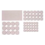 PARKSIDE Viltglijders of antislip- en geluiddempers (Parketglijders, 55 stuks, Lichtbruin)