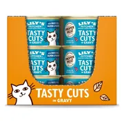 18x Lily's Kitchen Kattenvoer Nat Tasty Cuts in Saus Oceaanvis 85 gr