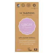 Ginger Organic Tampons Normal Met Applicator 14ST