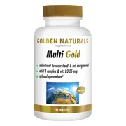 2x Golden Naturals Multi Gold 60 tabletten