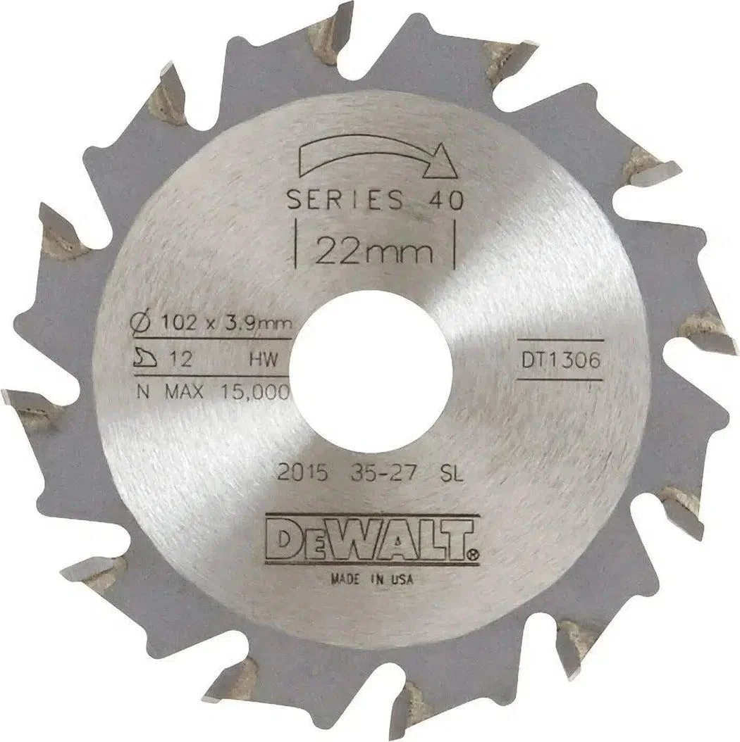 DeWALT DT1306 Lamellenfreesblad 102mm