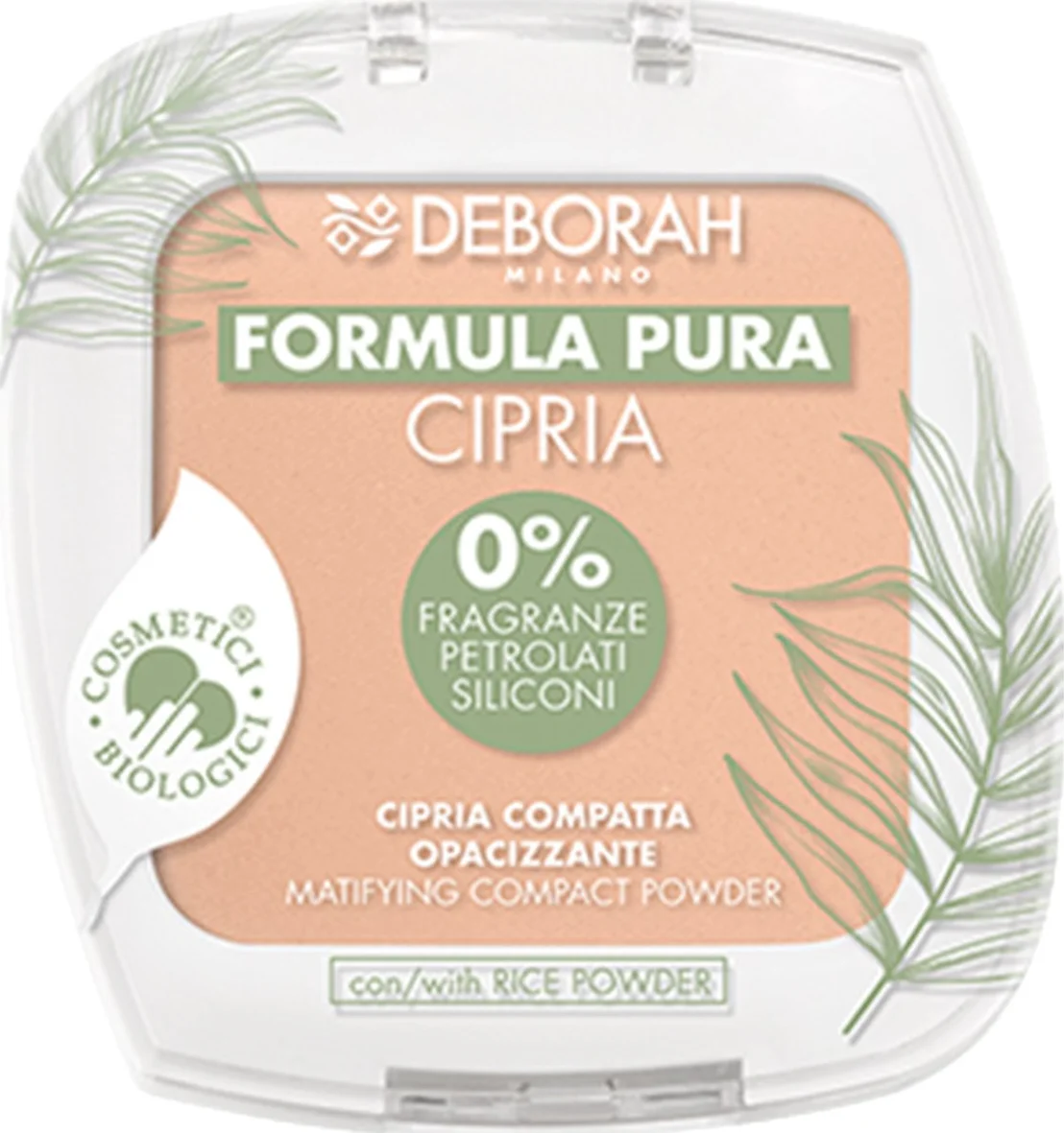 Deborah Milano Formula Pura Gezichtspoeder | Abrikoos 03 10GR