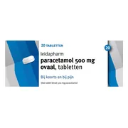 Leida Paracetamol Ovaal 500mg 20TB