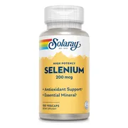 Solaray Selenium 200mcg Capsules 100VCP