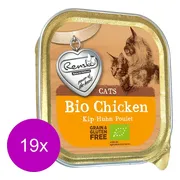 19x Renske Bio Vers Gestoomd Kattenvoer Nat Kip 85 gr