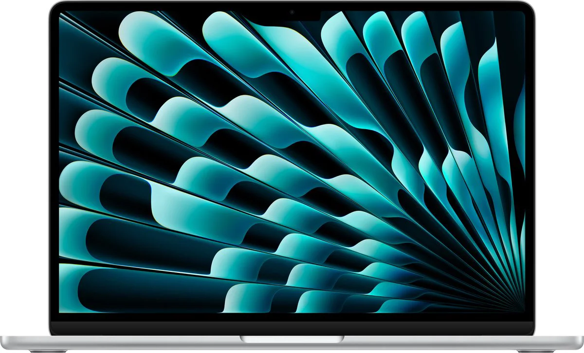 Apple MacBook Air 13 inch M5 (10 core CPU/10 core GPU) 24GB/1TB Zilver QWERTY