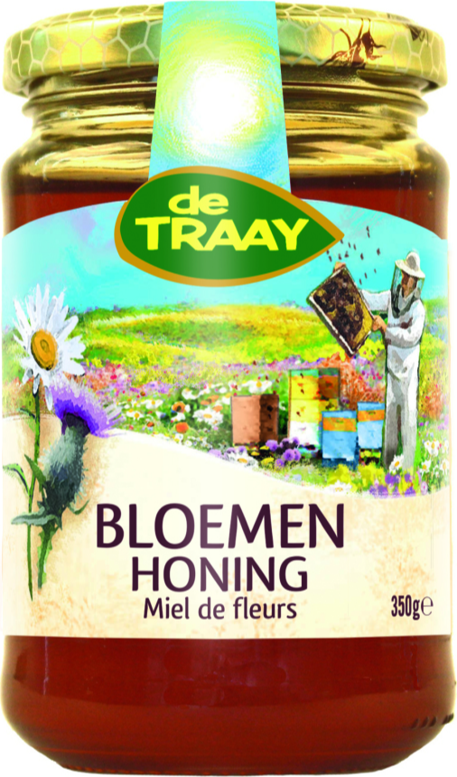 De Traay Bloemenhoning 350GR