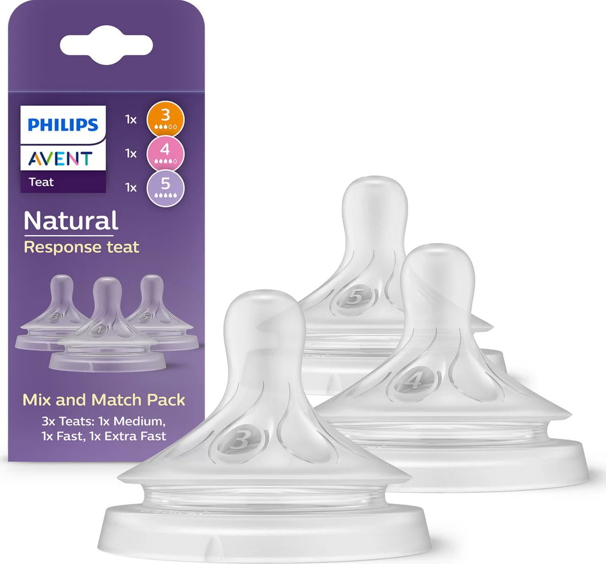 Philips Avent Natural Response Ultra Air Speen 0-6 mnd 3 stuks