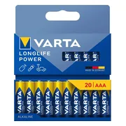 Varta Longlife Power AAA Pack 20 stuks