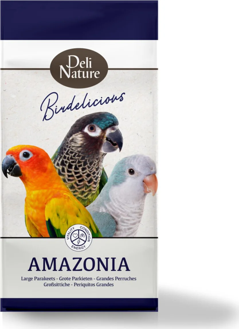 4x Deli Nature Birdelicious Grote Parkieten Amazonia 2,5 kg