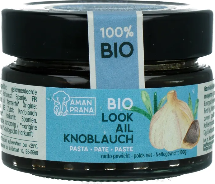 Aman Prana Zwarte Knoflook Pasta 100GR