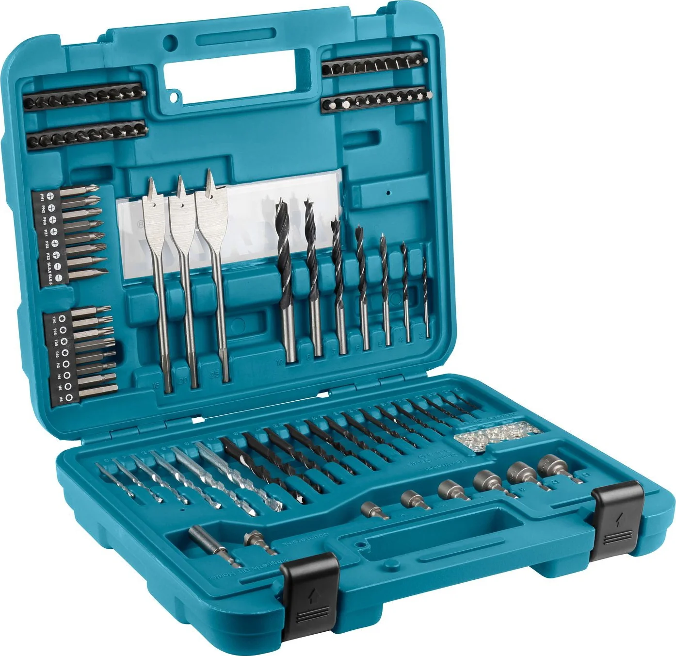 Makita D-47248 Boor- en Schroefbitset 100-delig in koffer