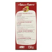 Le Pain Des Fleurs Kastanje Crackers Bio 150GR