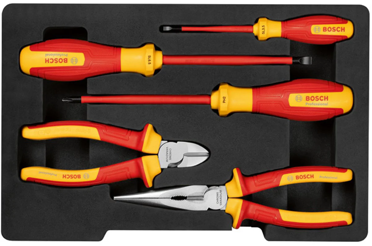 Bosch Professional Handgereedschapset VDE 5-delig - 1600A02NG2