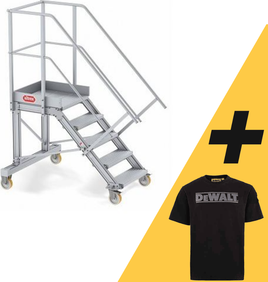 Altrex Bordestrap 5 treden | 3,04 M werkhoogte - 224505