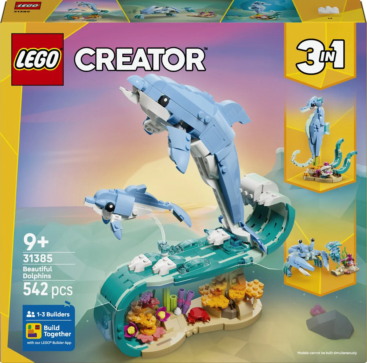 LEGO Creator Zeedieren: prachtige dolfijnen 31385