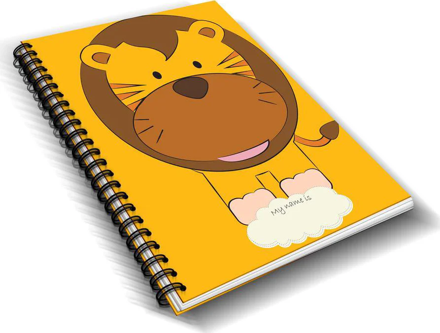 Ollie & Tigger kinderopvang dagboek, gastouder kinderdagverblijf dagboekje  Leeuw - baby - peuter - oppasboekje - opvangboekje - invulboek - ringband