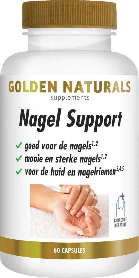 2x Golden Naturals Nagel Support 60 vegacapsules