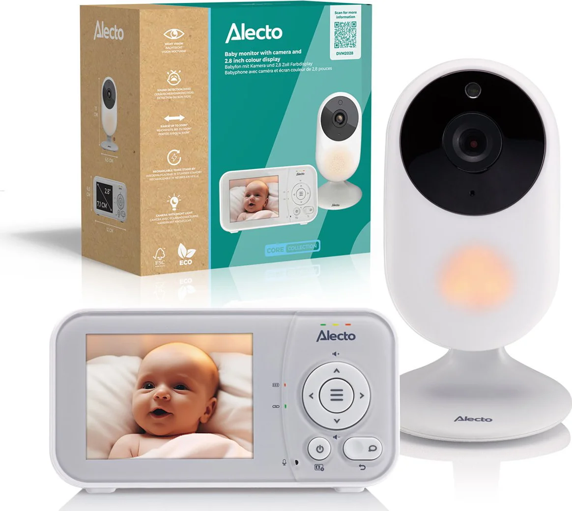 Alecto DVM2028 Babyfoon met Camera 2,8-inch