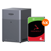 UGREEN NASync DH4300 Plus + Seagate Ironwolf 4TB 4-Pack