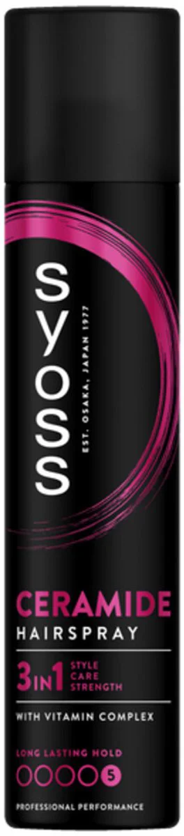 Syoss 3in1 Ceramide Hairspray Hold 5 300ML