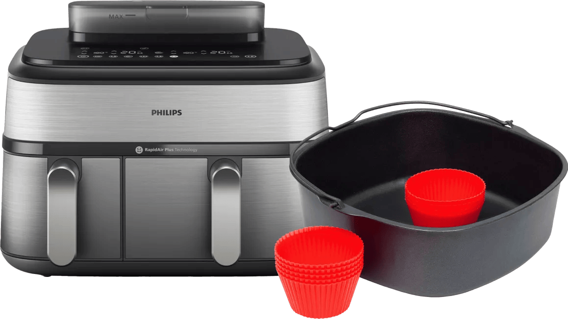 Philips 5000 Series Dual Basket NA555/00 + Bakmeesterset