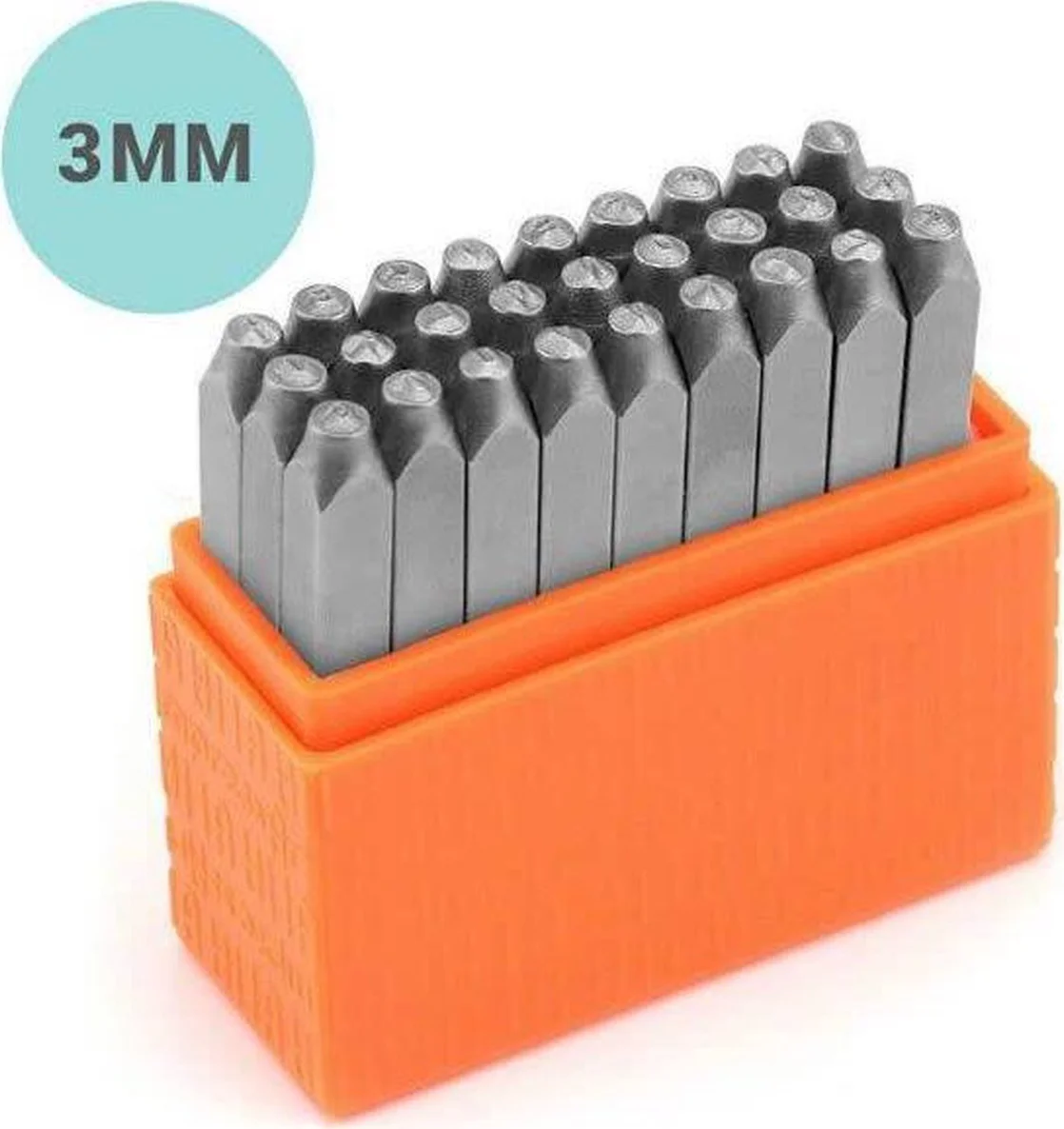 ImpressArt Slagstempel letters - Metaalstempel Sans Serif Hoofdletters 3mm