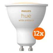Philips Hue White Ambiance GU10 12-pack