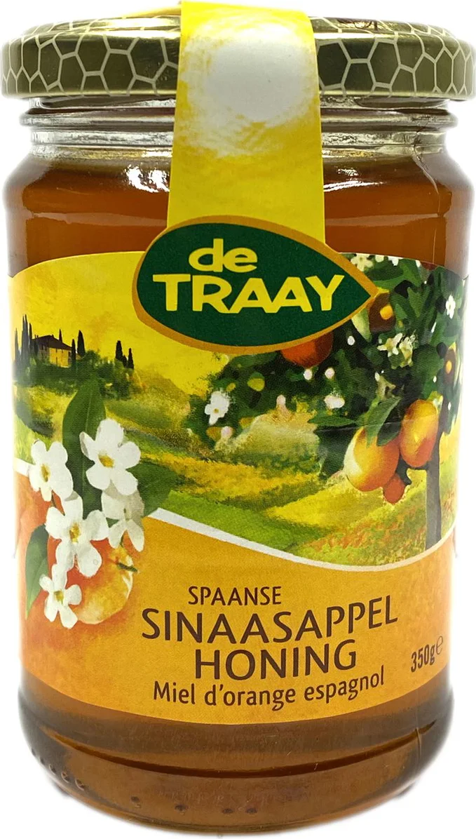 De Traay Sinaasappel & Bloemenhoning 350GR