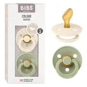 Bibs Fopspeen 6+ Maanden Anatomic Ivory/Sage 2ST