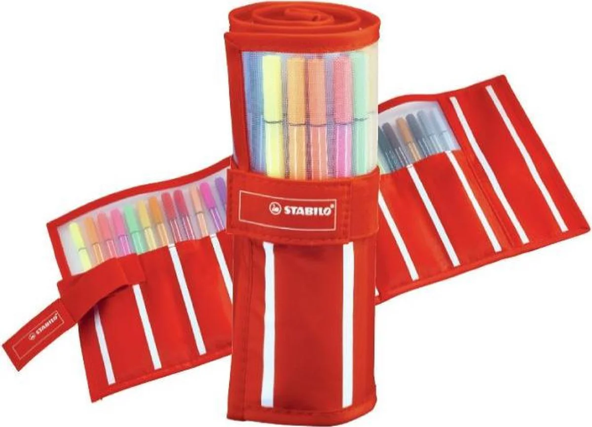 STABILO Pen 68 - Premium Viltstift - Rollerset - Set Met 30 Kleuren