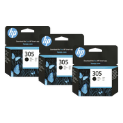 HP 305 Cartridge Zwart (3 stuks)
