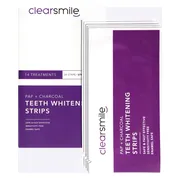 Clearsmile PAP + Charcoal Teeth Whitening Strips Strawberry 14ST