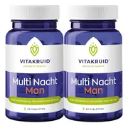 2x Vitakruid Multi Nacht Man 30 tabletten