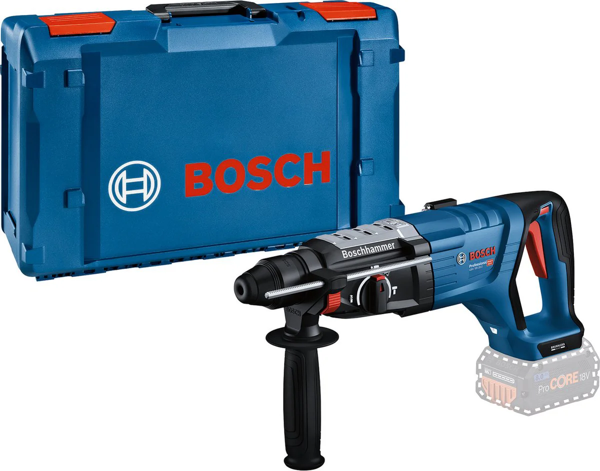 Bosch Professional GBH 18V-28 D Accu combihamer SDS-Plus 3,4J 18V Basic Body - 0611919003