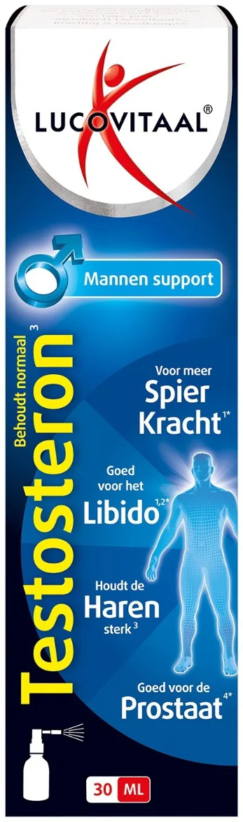Lucovitaal Testosteron Mannen Support Spray 30 ml