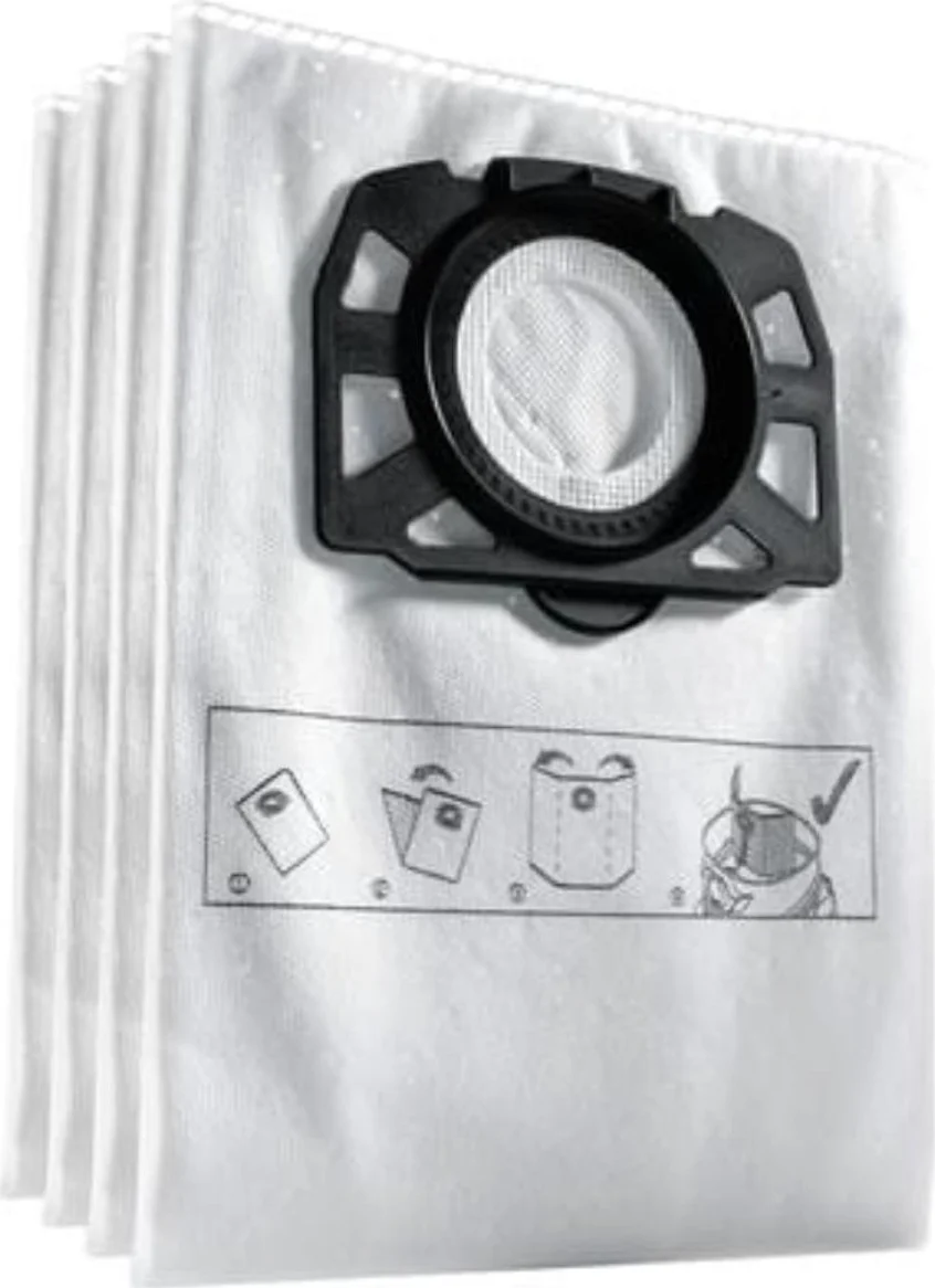 Karcher Stofzuigerzak voor WD 4/5/6 (4x)