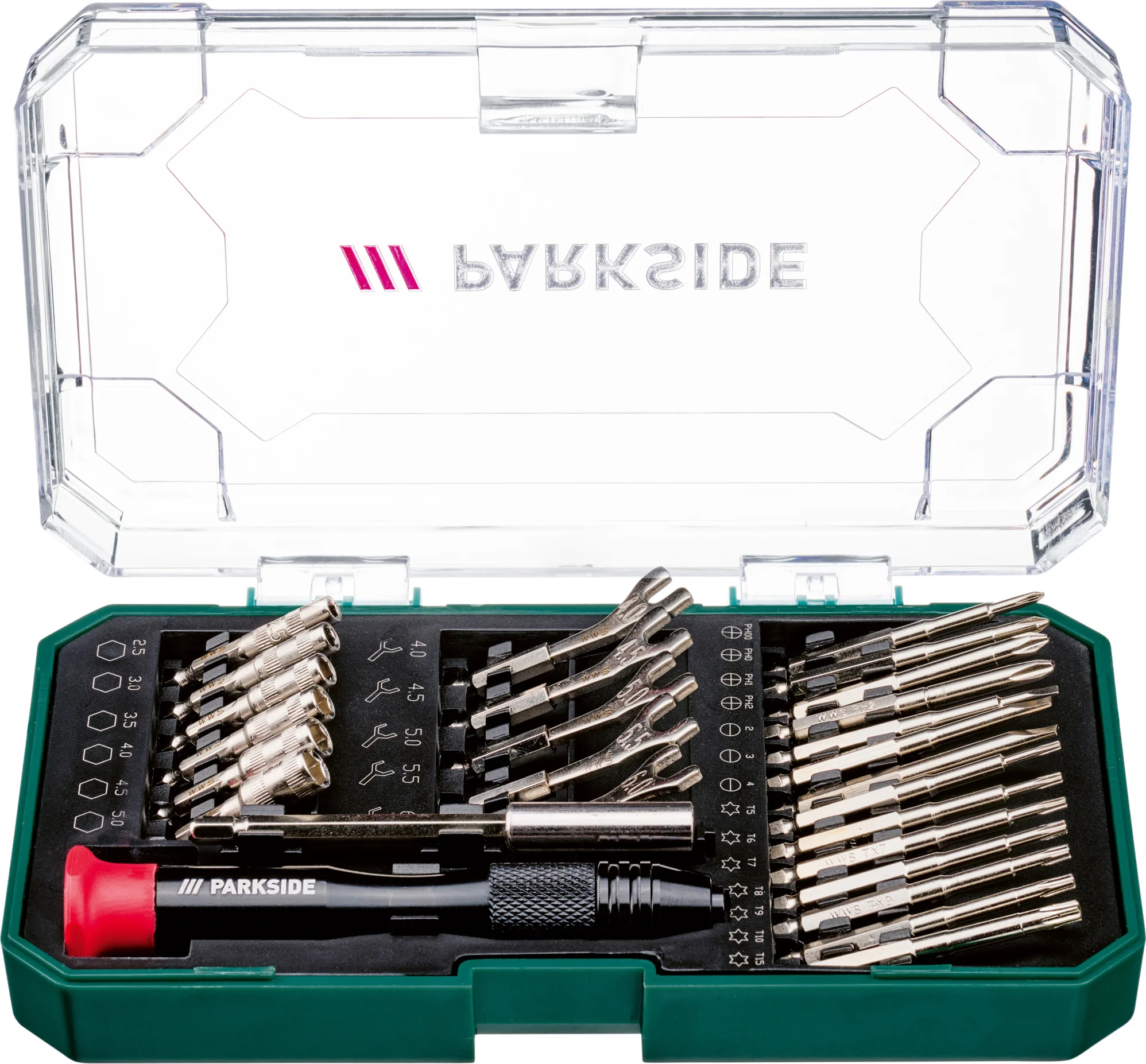 PARKSIDE Precisiegereedschap of sleutelset - gereedschapset (precisie bit- en dopsleutelset)