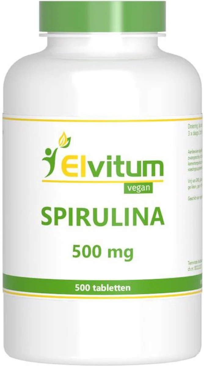 Elvitum Spirulina 500mg Tabletten 500TB