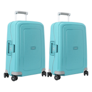 Samsonite S'Cure Spinner 55cm Aqua Blue Duo Kofferset