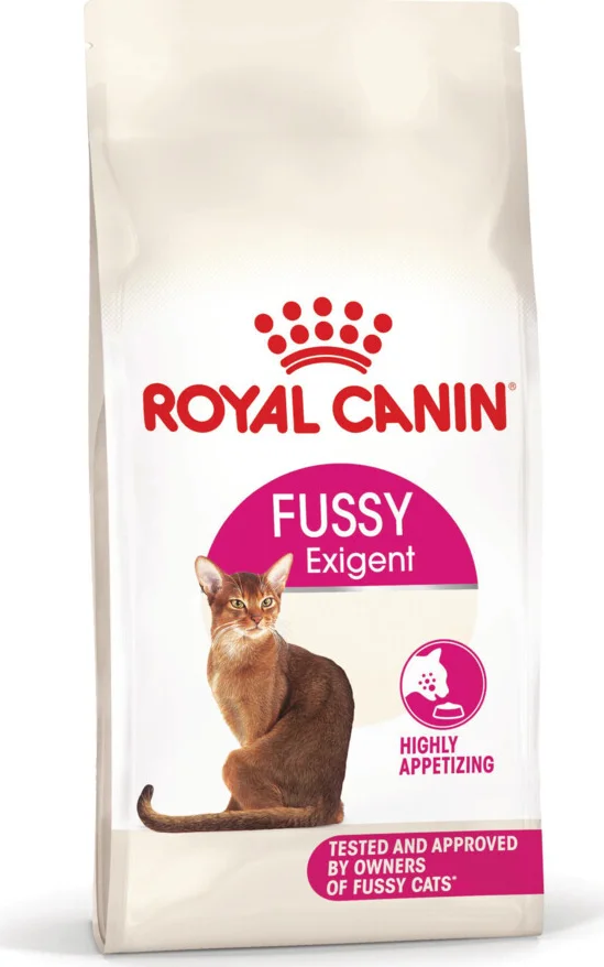 4x Royal Canin Kattenvoer Droog Fussy Exigent 4 kg