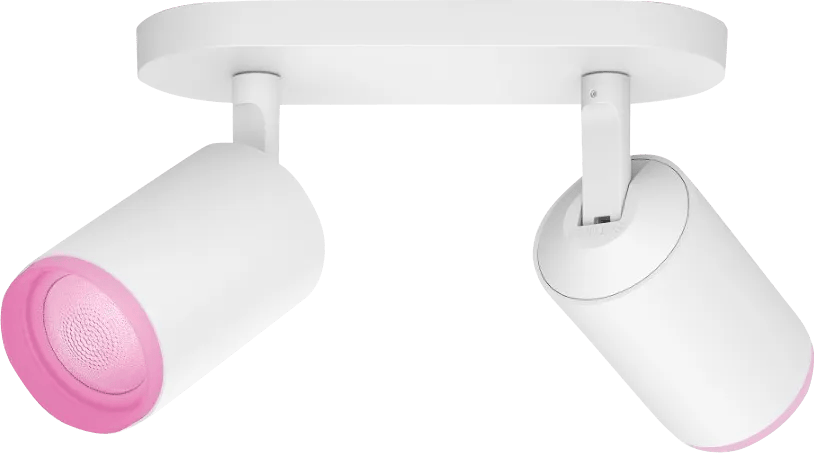 Philips Hue Fugato Opbouwspot White and Color - Wit - 2-spots