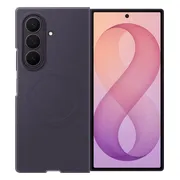 Samsung Galaxy Z Fold 8 Ultra Siliconen Back Cover met Magneet Paars