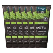 6x Kneipp Douche Men 2-in-1 Ready to Go 200 ml